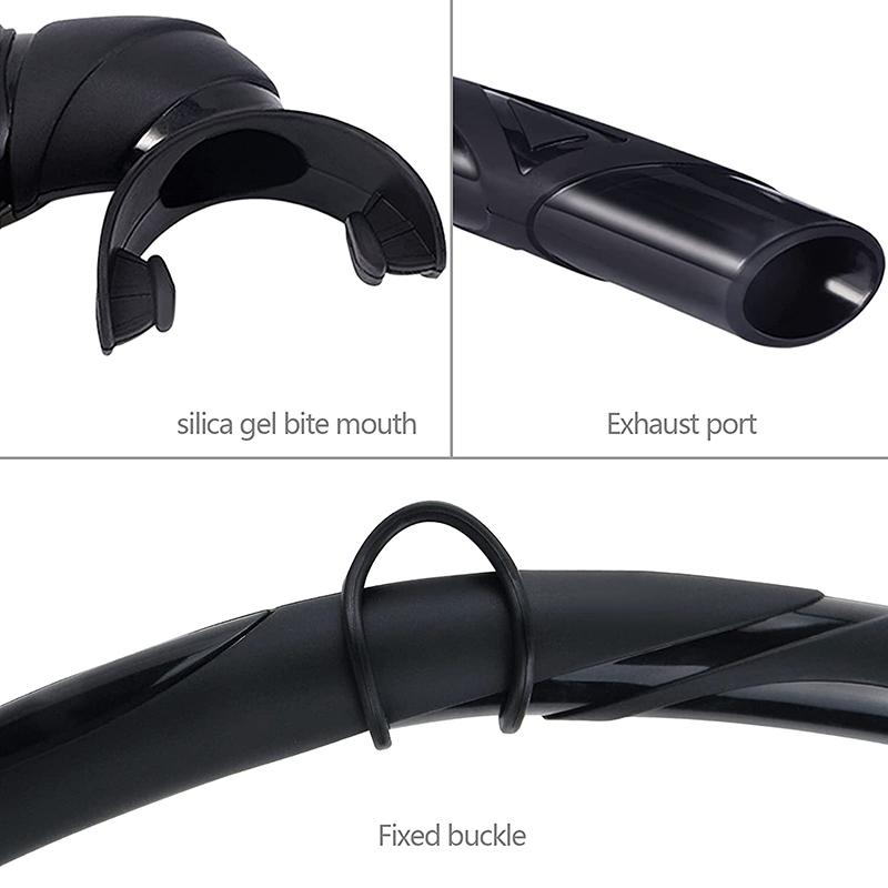 Product Introduction of Profissional Scuba Snorkel Tube Portable Dry Snorkel Wet Scuba Diving Equipment For Pool Swimming Diving Snorkeling Easy-Breath 8