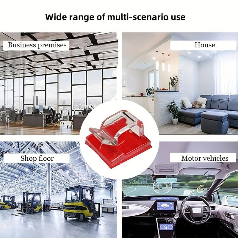 Product Introduction of 10/30/50pcs Self-Adhesive Cable Clips, Desk Organizers For Home Wall Decor 7