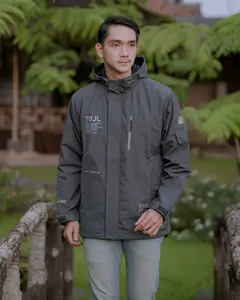 Jaket Pria Waterproof Model NASA Original The Bojiel / Jaket Parasut Pria Anti Air / Jaket Musim Dingin Pria