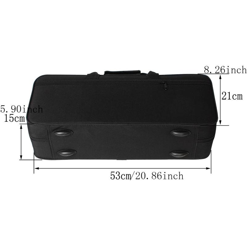Trumpet Case with Straps, Instrument Storage Bag with Pocket, Instrument Bags & Cases for Trumpet, Musical Instruments & Accessories 1