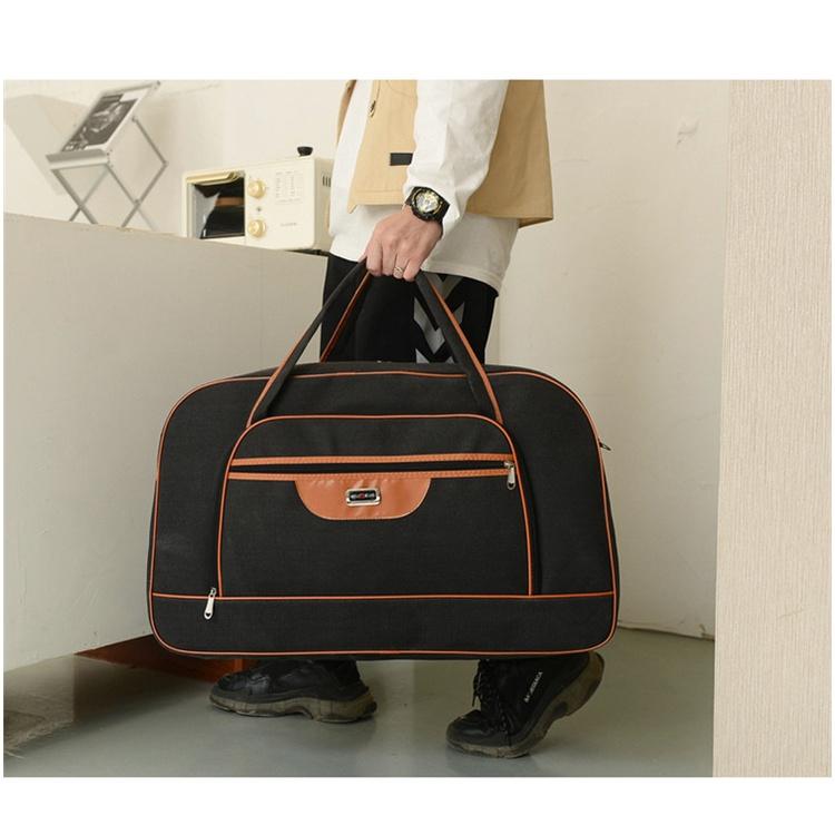Túi Trống hành lý Du Lịch dài ngày Họa Tiết đơn giản Size 64cm, tui xách tay đeo vai đựnġ đồ quần áo chăn màn chuyển nhà 2