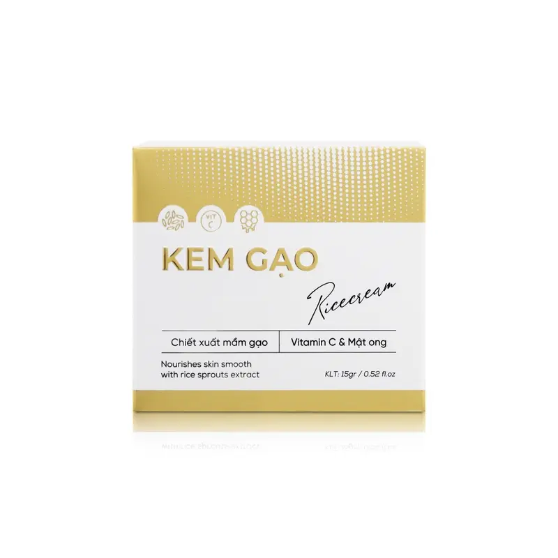 [Combo 4 Món]  KEM GẠO MẬT ONG+ SERUM Collagen  (Tặng Thêm 1 Chai Sữa Rửa Mặt 40ml+Và 1 Chai Kem Chống Nắng nhỏ 25ml ) Skincare 4