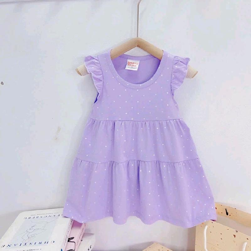Váy cánh tiên chất cotton xuất dư Sài Gòn dáng xoè 3 tầng với nhiều hoạ tiết xinh yêu dành cho bé gái 8