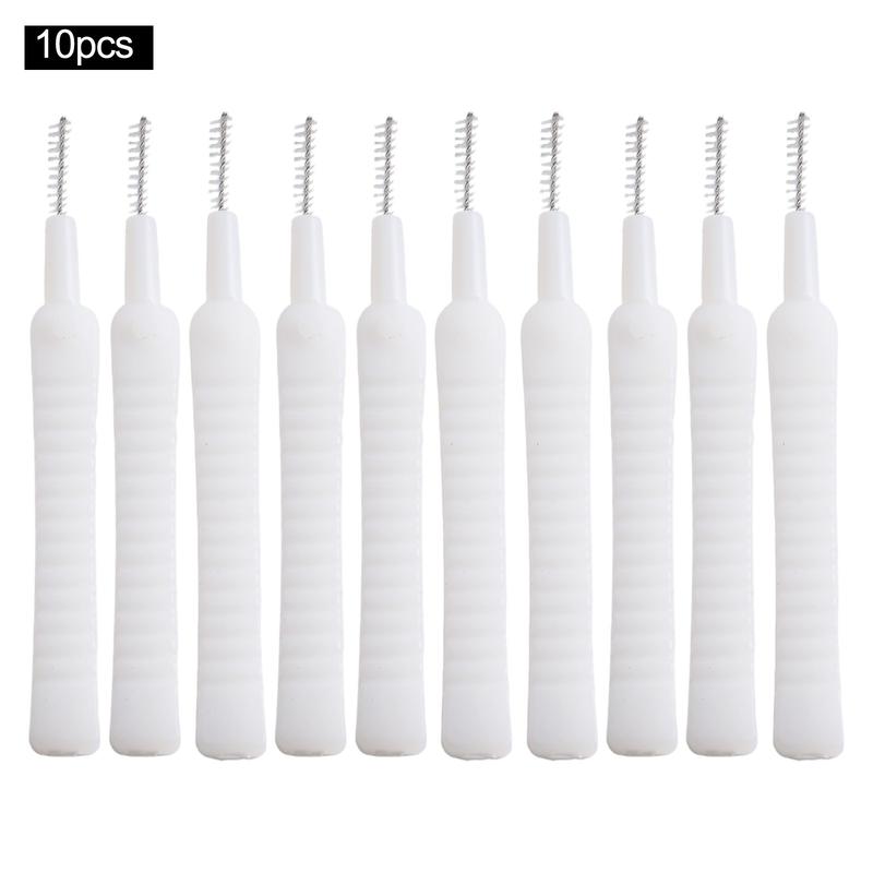 10/20/30pcs Shower Head Cleaning Brush Gap Hole Anti-Clogging Cleaner Brushes 2