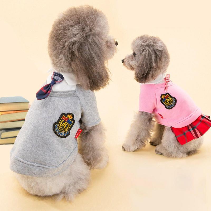 Couple Pet Dog Clothes Pet Uniform Clothing for Small Medium Dogs Costume Chihuahua Puppy Pet Shirt Clothes 3