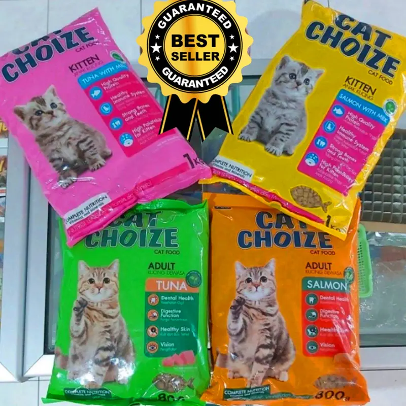 Pakan Makanan Cat Choize Kitten Adult Cat Food Tuna Milk Salmon Milk Dewasa Dan Anak Kucing 2