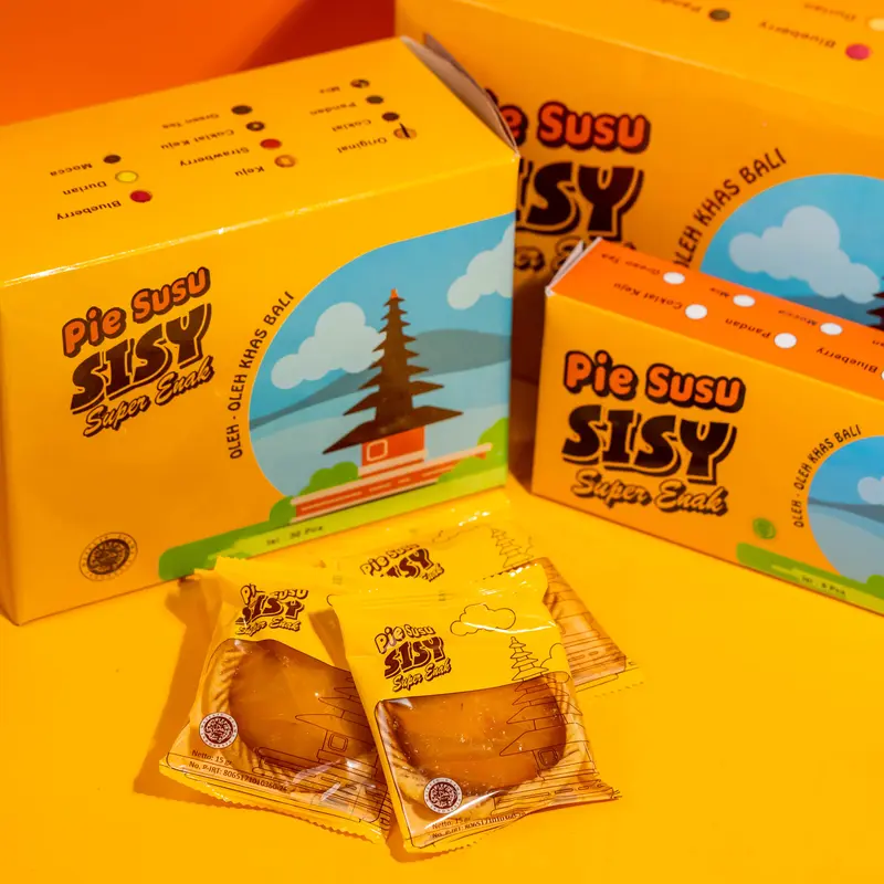 Pie Susu Sisy Original & Rasa-Rasa 9 pcs | Cemilan Khas Bali | Oleh Oleh Khas Bali 6