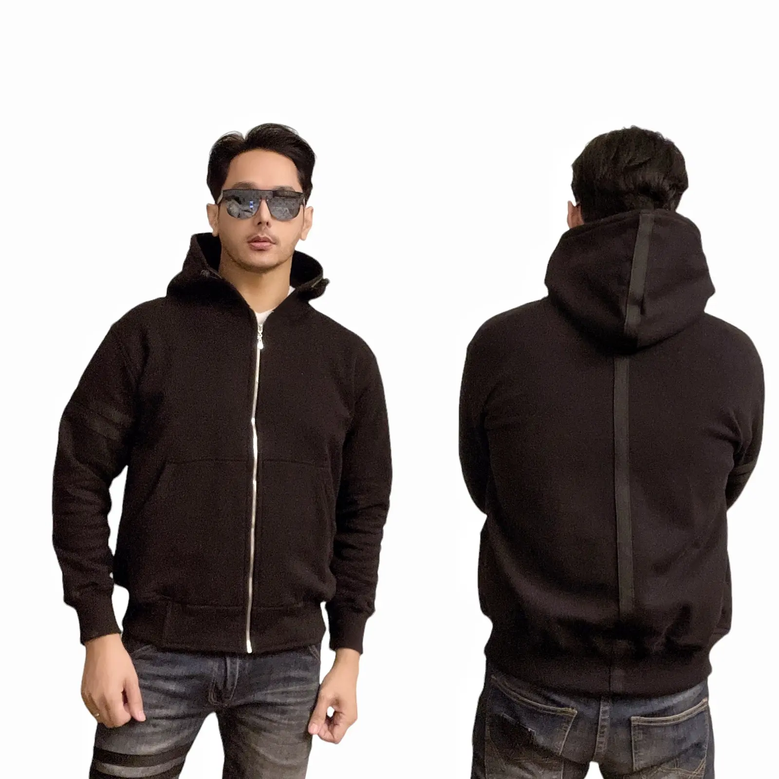 Jaket hitam black on black by aranesia