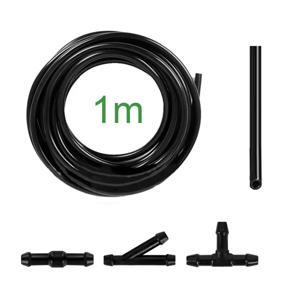 Automotiv 1M Car Wiper Blade Pipe Windshield Wiper Tube T/Y/I Type Splitter Windshield Washer Hose Connector Windshield Jet #442424