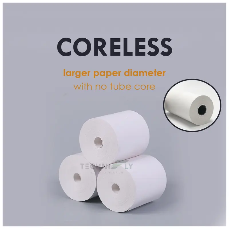 10 ROLL Kertas Struk Termal 80mm x 80mm / Gulungan Struk Termal / Gulungan Kertas Termal 6