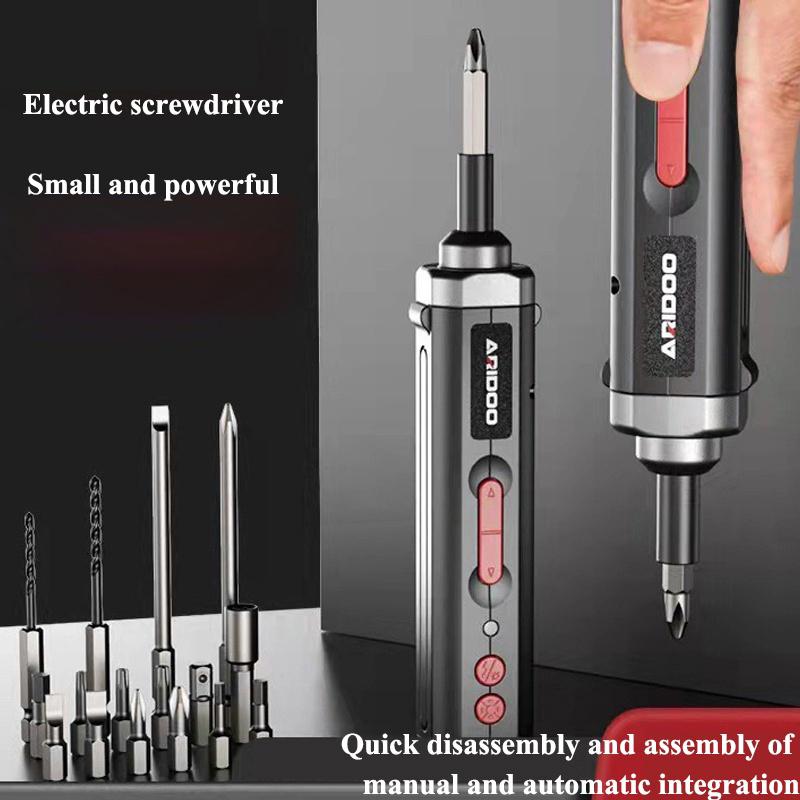 Tuốc nơ vít điện Mini Tua vít không dây Dụng cụ điện cầm tay Máy khoan Vít thông minh Trình điều khiển