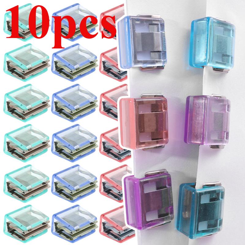 5/10pcs Kawaii Square Paper Clips Transparent File Documents - TikTok ...