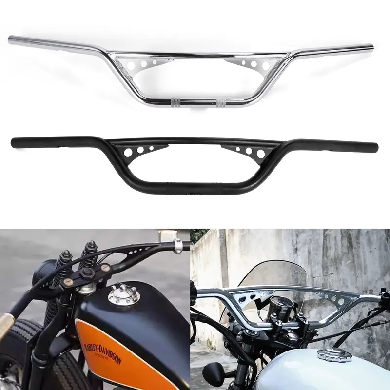Motorcycle retro handlebars CG direction handlebars Crown high - TikTok ...