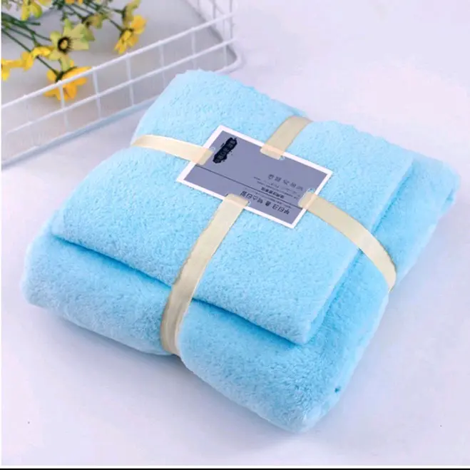 HANDUK SET 2IN1HANDUK MANDI DAN COTTON TOWEL IMPORT 3