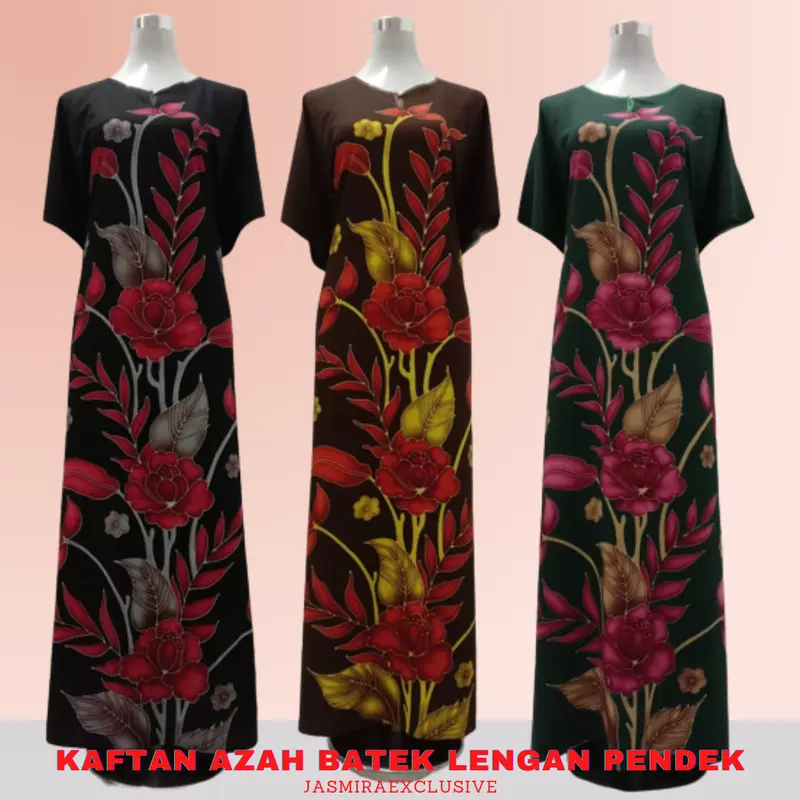 PART 1] KAFTAN 100% COTTON Baju Kelawar Budak Corak Batik Printed