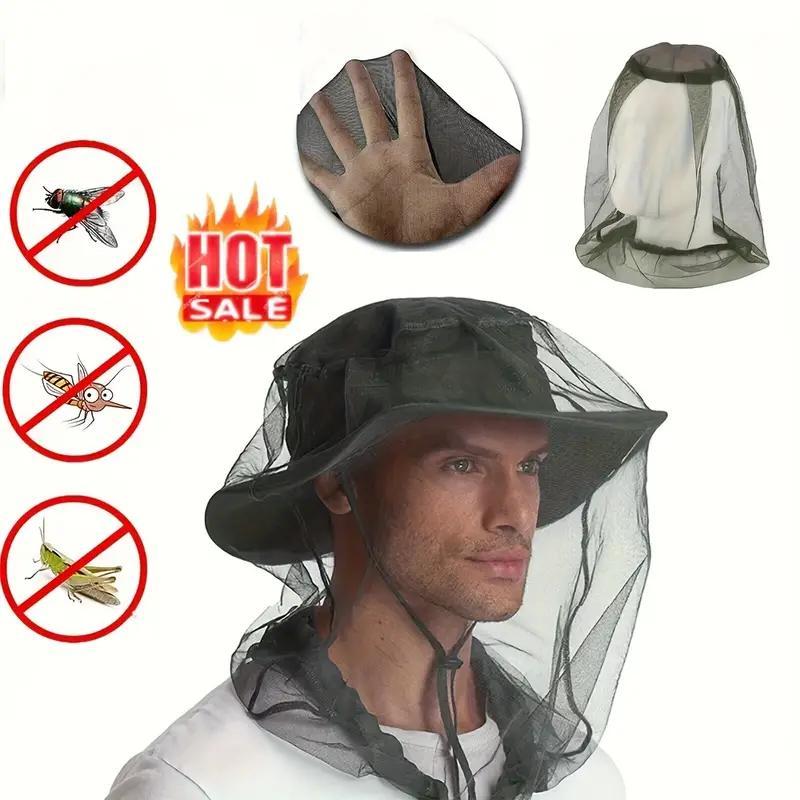 Outdoor Insect-proof Hat, 1 Count Breathable Mesh Hat with Wide Brim, Insect-proof Hat for Camping, Hiking, Fishing, Travel, Outdoor Sports 3