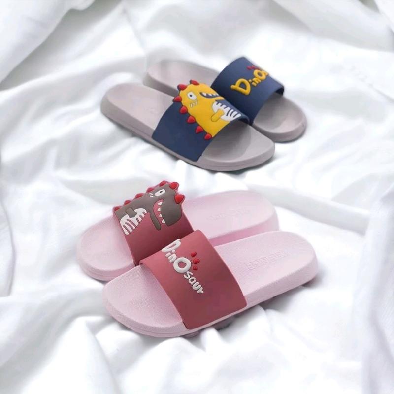 Sendal Slop Wanita Karakter Sendal Dino Lucu Sandal 1
