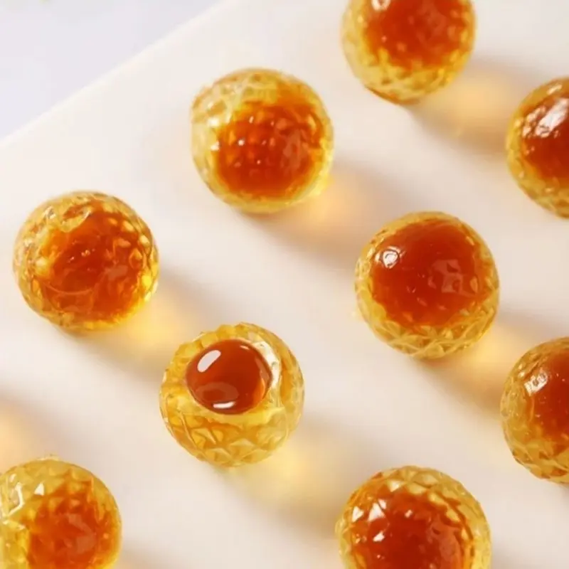 Kẹo lê an phế mật ong - thanh nhiệt tiêu đờm mềm dẻo thơm ngon túi 500g Ăn Vặt Candy Snack Food Chua Thức Ăn 2