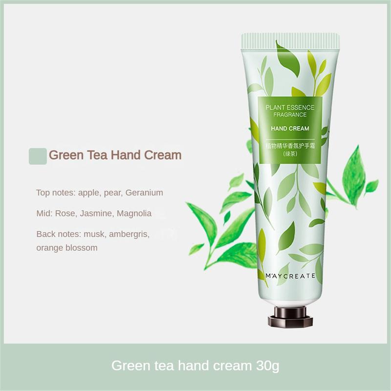 Product Introduction of MAYCREATE Hand Cream Bodybuilding Research New 30g Plant Essence Moisturizing Hand Cream Cosmetics New Makeup 23