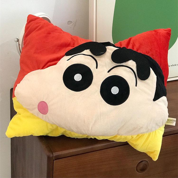 Gối Anime Shin-chan Bút Chì Màu Dễ Thương, Gối Cặp Đôi, Đệm Đầu Giường Tại Nhà, Đồ Chơi Nhồi Bông Thích Hợp Cho Học Sinh, Năm 2025 3