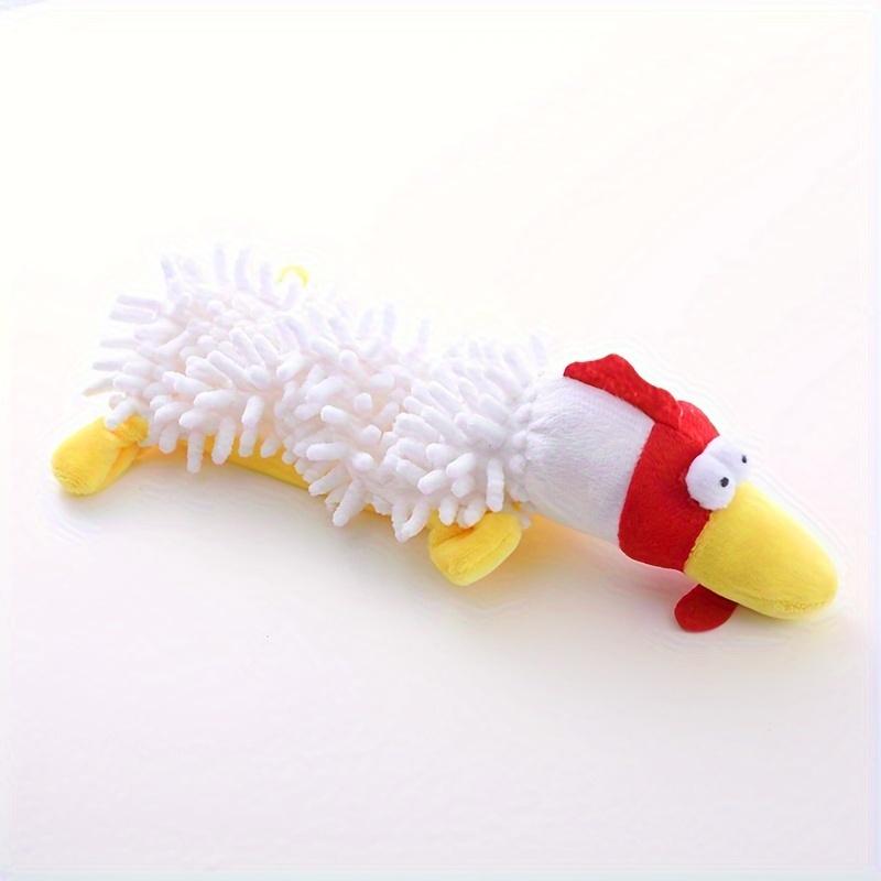 Product Introduction of Interactive plush dog toy with squeaking sound for chewing and molar training - the perfect little dog toy for play and dental health 7