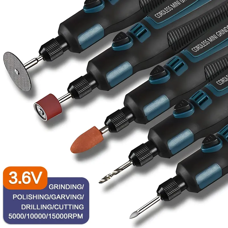 Multifunctional Electric Polishing Machine, Portable Engraver, Handheld Grinding Tool, High Speed Jade Engraving Equipment Power Tools, Professional Lightweight Multipurpose Polishing Equipment Set 2