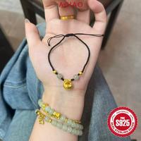 Gambar AGIAO Gelang Kaki Wanita Tali Merah Dengan Manik-manik Jade Hetian Dan Nugget Emas Kecil - Tali Merah, Dapat disesuaikan dari A.GIAO.ID Kab. Gresik 3 Tokopedia