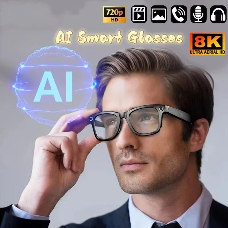 200W AI Smart Camera Glasses 200MP Bluetooth Glasses Call Playing Music Object Recognition AI Translation Multifunction - Image 2