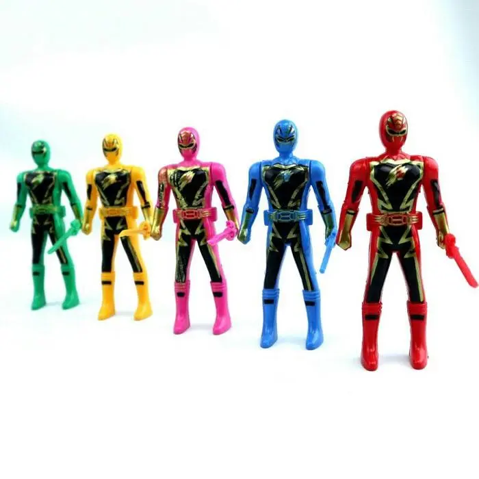(BISA COD) - PROMO MAINAN ANAK POWER RANGERS MINI ISI 5PC MAINAN ROBOT POWER RANGERS SET ROBOT SUPER HERO TERMURAH 5