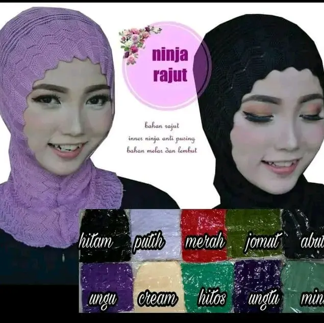 Termurah Ciput ninja rajut daleman hijab inner hijab ciput hijab terbaru 2023 ciput rajut satu lusin murah gratis ongkir ciput ninja murah ciput hijab kualitas premium ciput kekinian ciput karet terbaru Kerudung
