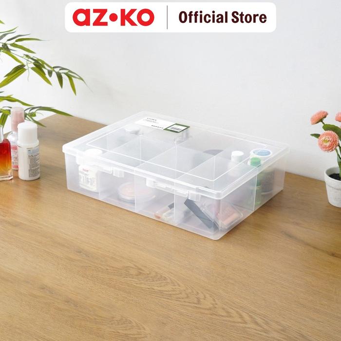 Box Sampling Azko Jual AZKO Stora 35x27x9.5 cm Kotak Penyimpanan Dengan Tutup 8 ...