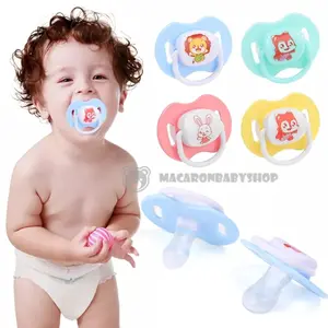 Empeng bayi lucu newborn dot bayi Cowok Cewek dot bayi murah karakter Gigitan Teether mainan gigit 0 sampai 6