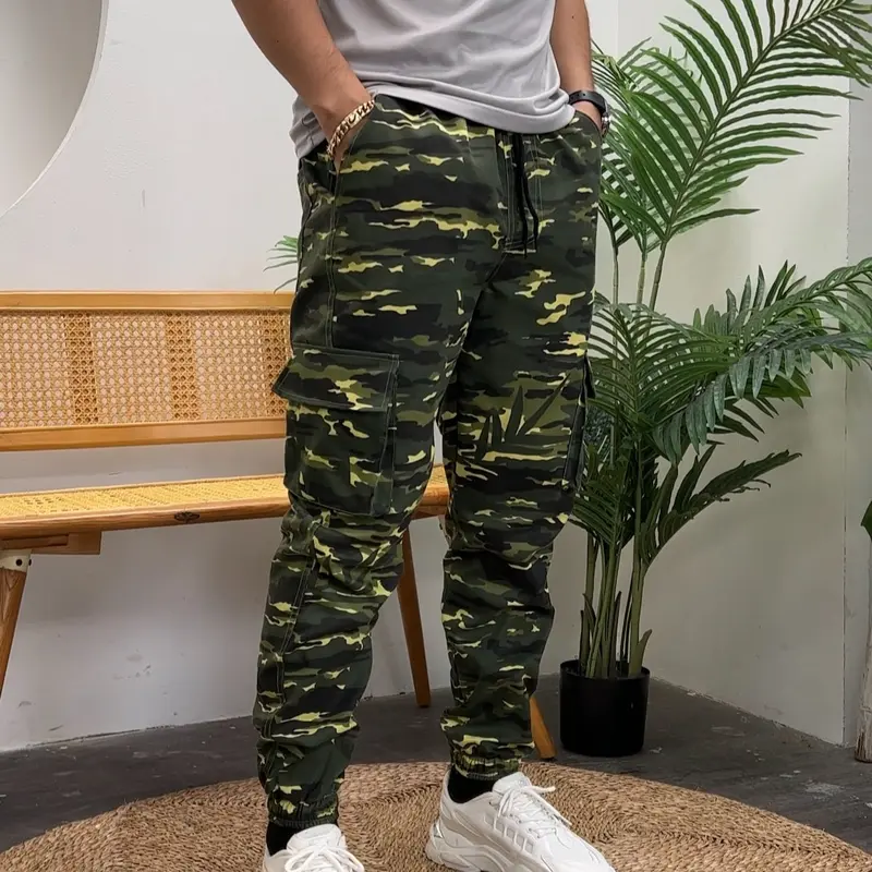 COMBO 2 Quần túi hộp rằn ri Quần bảo hộ lao động chất vải kaki form trẻ trung năng động có size từ 45kg đến 85kg Menswear Nam thámhiểm đi tiết sang trọng quanhoc sinh quan dai thông thường giặt bằng nước lạnh thô Nhung 1