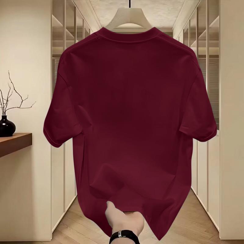 Product Introduction of 100% Cotton Fun Cartoon Labubu Loose Short-sleeved T-shirt Crew Neck Top for Men and Women Unisex 14