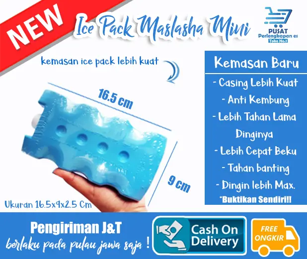 ICE PACK PENDINGIN KECIL JUAL ES PACK MINI LEKUK BLUE ICE KOMPRES 0