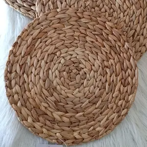 Placemat Bulat Eceng Gondok