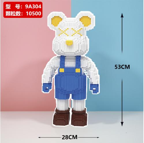 Đồ chơi mô hình lắp ráp thông minh  bearbrick và các nhân vật hoạt hình , siêu anh hùng 1