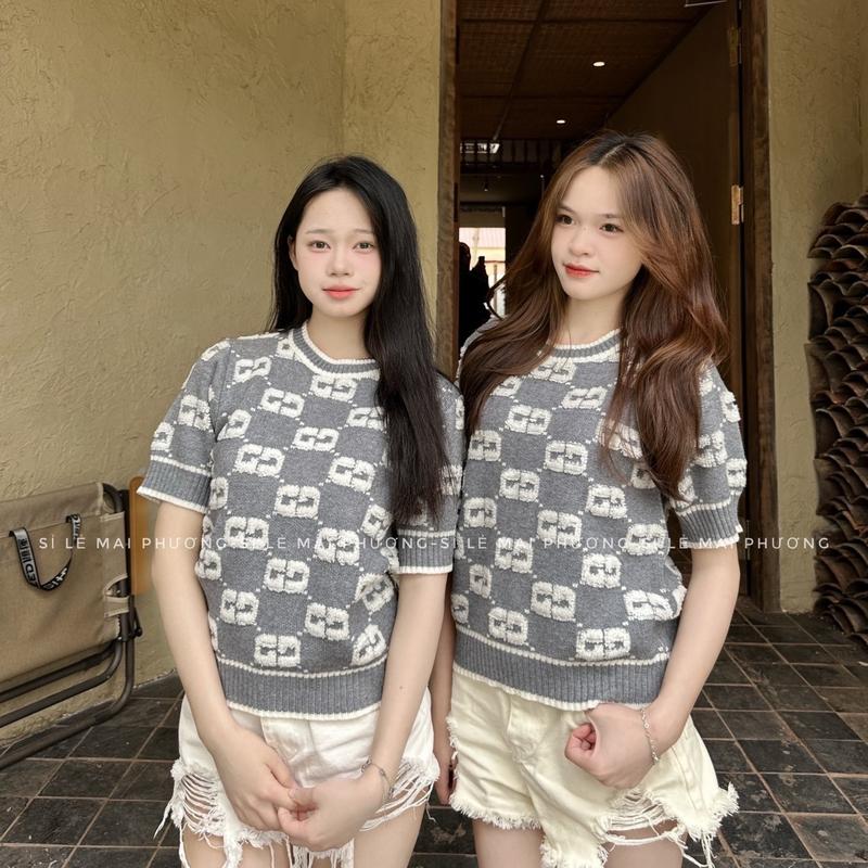 ÁO LEN CỘC TAY CC XÙ MÀU XÁM