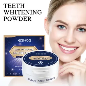 EELHOE White Tooth Powder, Teeth Cleaning Brightening White Fresh Mouth Beauty Powder