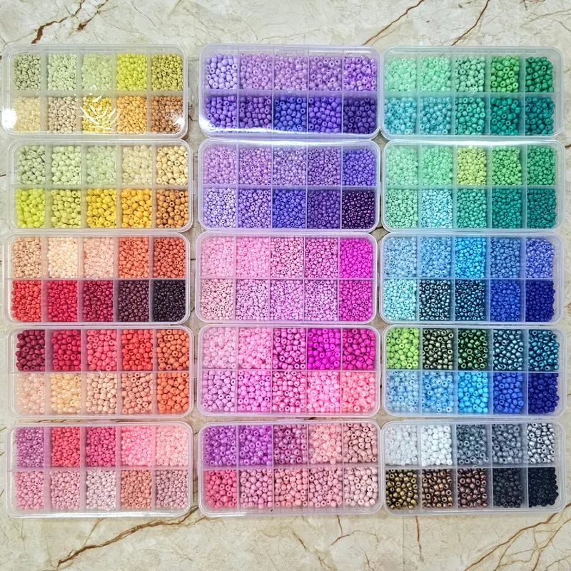 DIY Manik Manik Pasir 1 Box Lengkap - Gelang Cincin Kalung (Gratis Benang Elastis 1 Roll) - SM007 Kerajinan 1