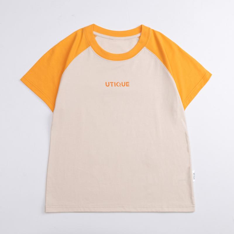 [UTIQUE] Áo thun baby tee raglan Nữ Top Women Cổ Tròn 1