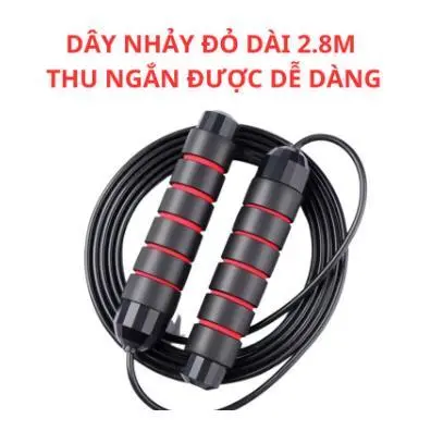 Dây Nhảy Thể Dục Có Tạ Sắt Có Lõi Thép Tập Thể Thao Có Thể Điều Chỉnh Độ Dài Dây, Hỗ Trợ Luyện Tập, Tăng Sức Bền Cao Su dây  nhảy kìm  bóp dây  nhảy 7