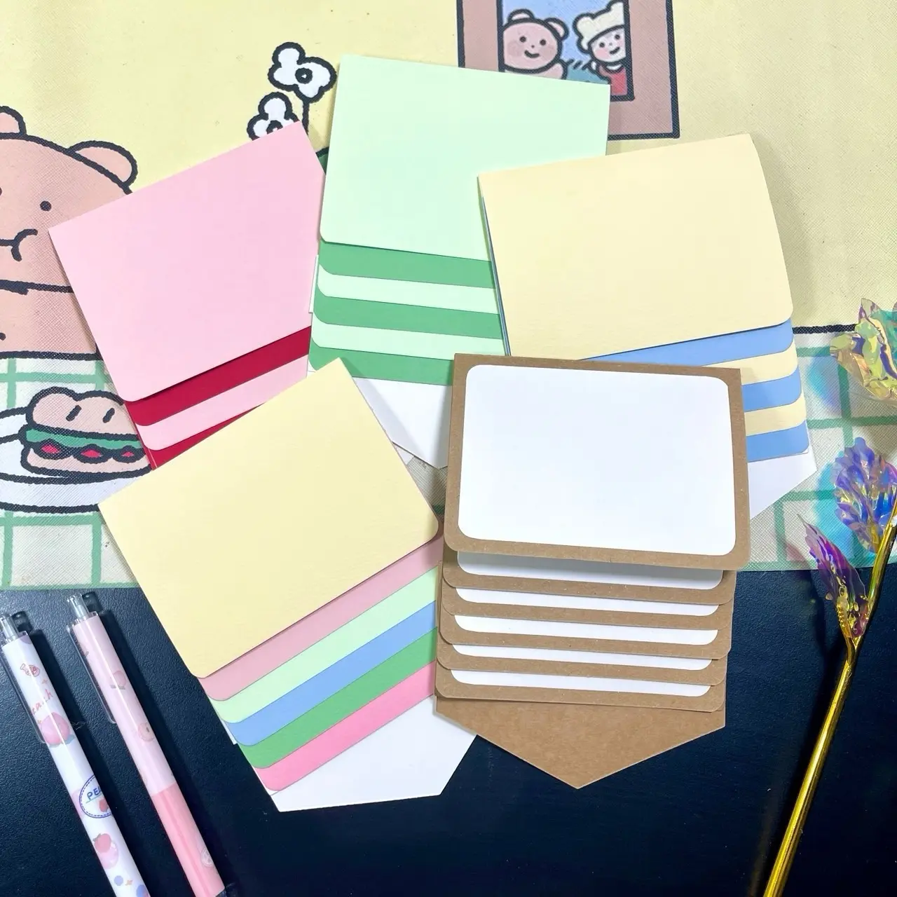 Hiệu ứng trang trí scrapbook, hiệu ứng kéo đã được làm sẵn, đủ tông màu