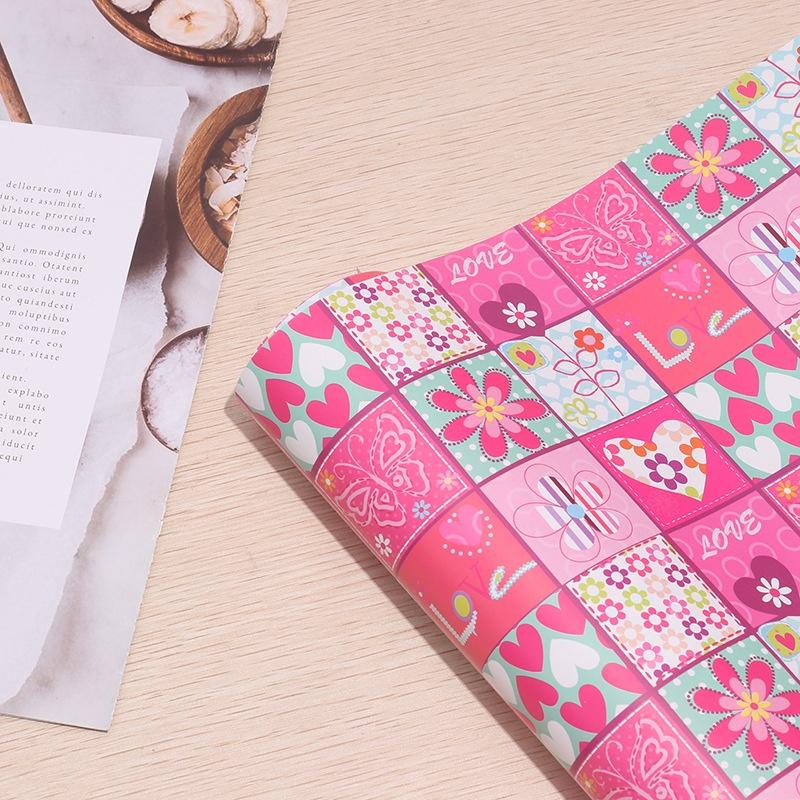 Product Introduction of Gift Wrapping Paper Simple Confession Bouquet Packing Paper Valentine's Day Gift 14