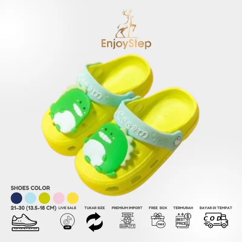 Enjoystep - Sandal Anak Perempuan Laki Laki Karakter Fashion Import S101 4