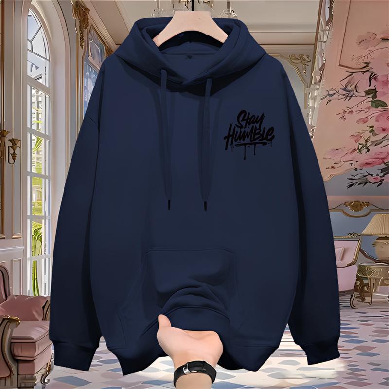 Product Introduction of 100% Cotton Vintage Casual Text Print Oversize Hoodie for Men and Women Unisex 13