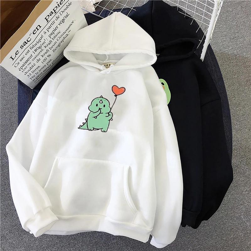 Áo khoác nỉ nam nữ unisex  FREESHIP  áo khoác hoodie nỉ khủng long nhí siêu dễ thương Menswear Nhung❤️ 8