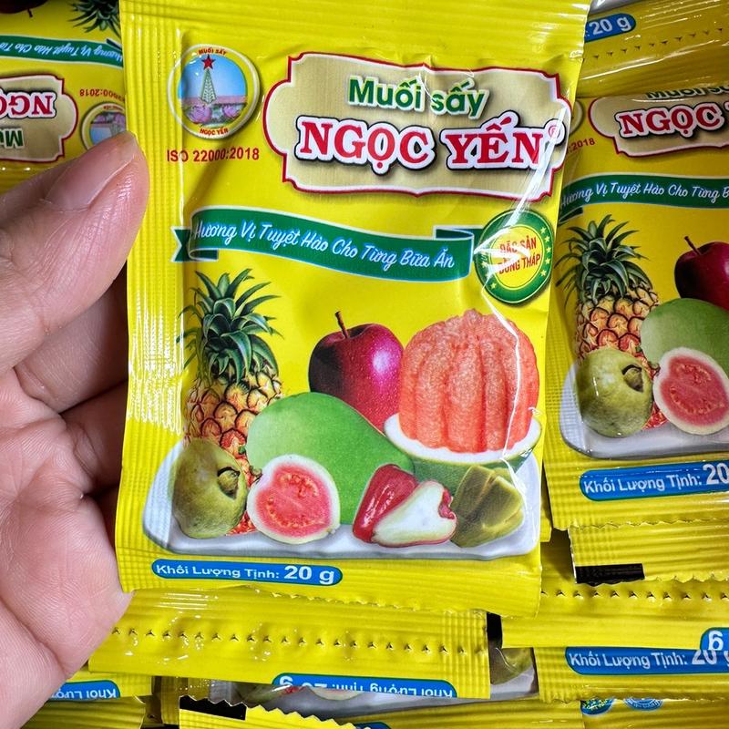 Muối sấy ngọc yến 20 gram 1 gói - Ăn vặt Nhà Hân