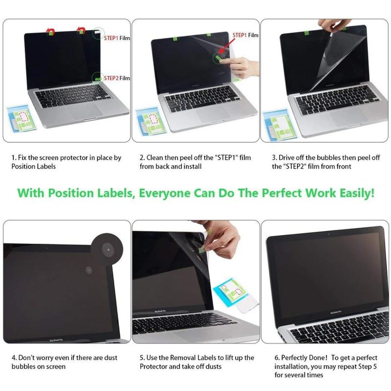 Product Introduction of Anti Gores Pelindung Layar Screen Guard Protector Dustproof For Macbook Air 13.3 13.6 Pro 13.3 inch A1932 | A2179 | A2337 A1706 | A1708 | A1989 | A2159 | A2251 | A2289 | A2338 | A2681 | A1369 | A1466 M1 M2 M3 M4 40