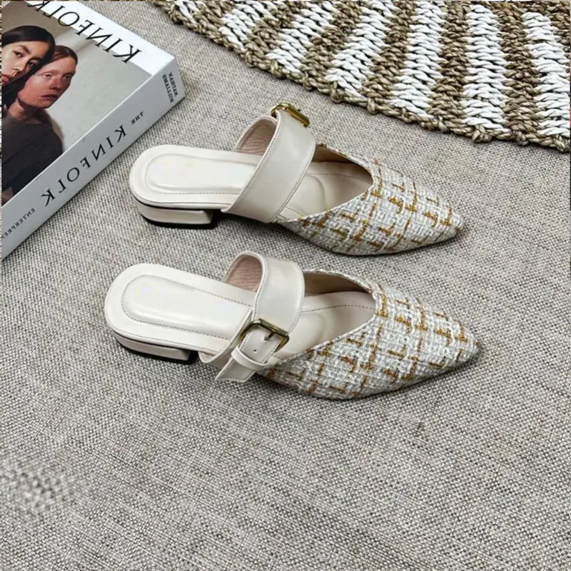 Marss - Sandal Flatshoes Mules Wanita Gesper 4